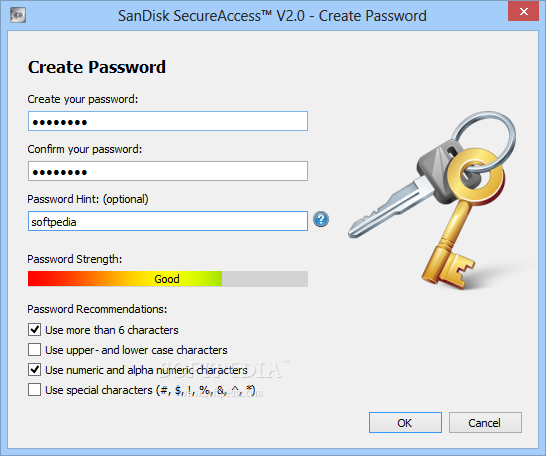sandisk secure access software download